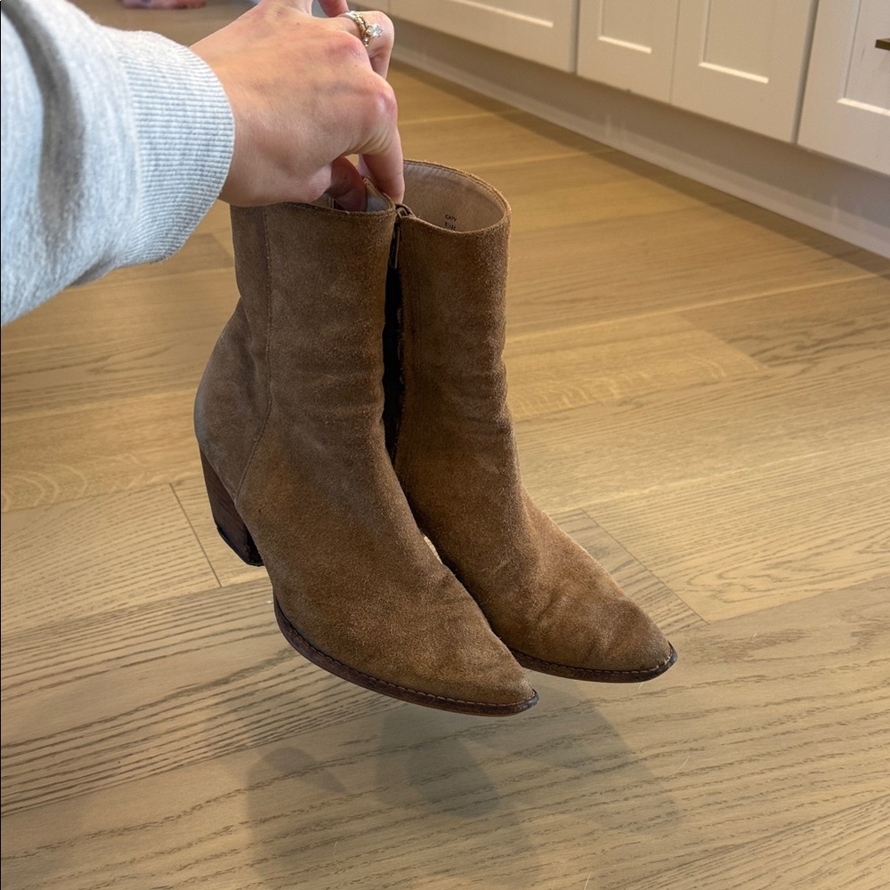 Matisse Suede Caty Boots - Fawn